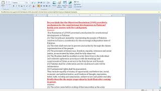 PAK 301-Pakistan Studies Assignment No 2 Solution Fall 2018 & 2019 with link