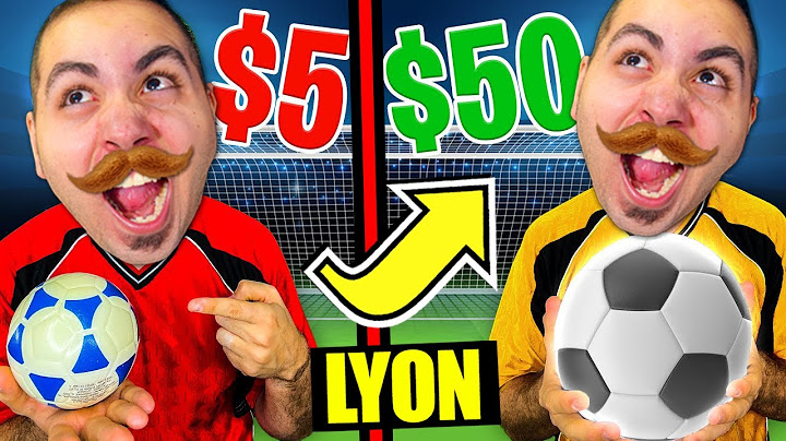 PALLONE DA CALCIO DA 5€ CONTRO PALLONE DA 200€!!