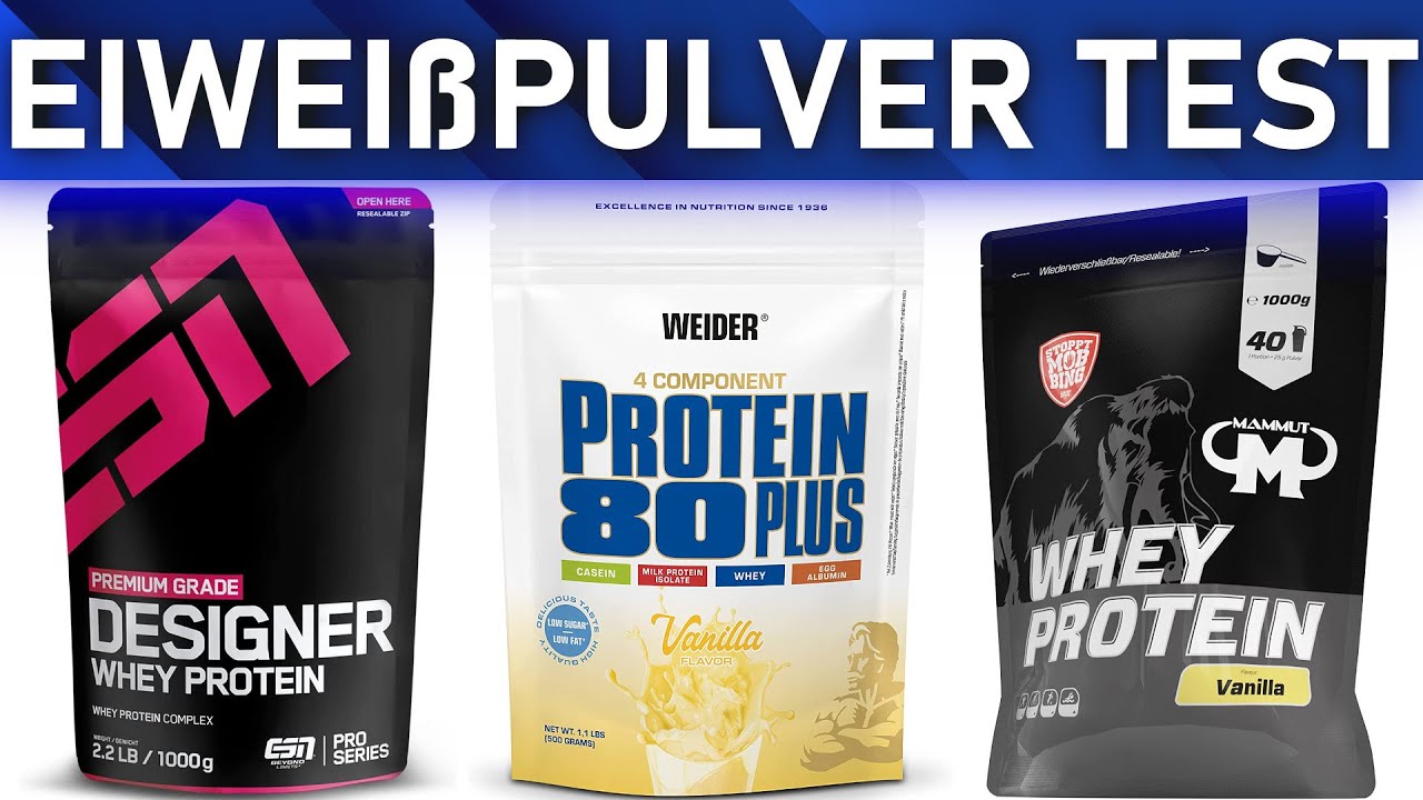 ➤ Eiweißpulver Test 2025 | Die besten 3 Eiweißpulver