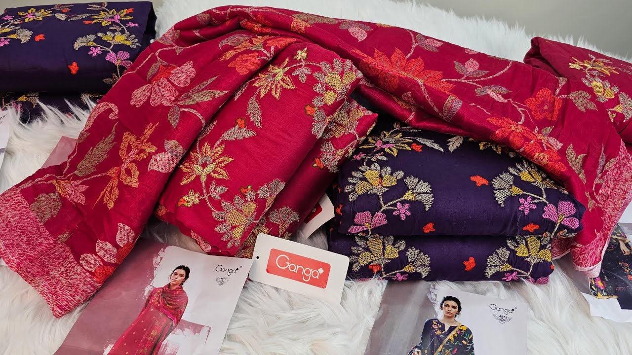 সুন্দর GANGA ব্রান্ডের boutique ড্রেস সবার পছন্দের ডিজাইন 🎊🎉 new design গঙ্গা বুটিক থ্রি পিস 2025