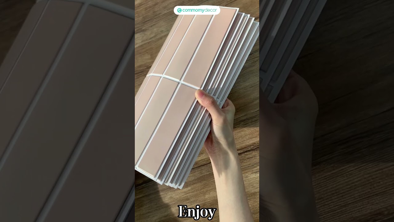 D.I.Y Kitchen transformed comomy 3d Tiles. | COMMOMY DECOR