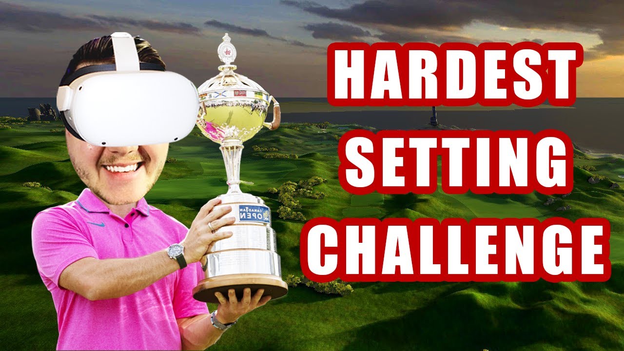 Hardest Settings Challenge | Part 2 | Castle Links | GOLF+ Quest 2 Gameplay