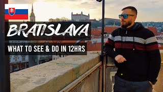 How To Spend A Day In Bratislava Slovakia | Bratislava Travel Vlog 🇸🇰