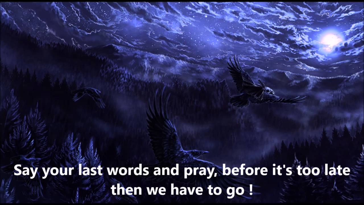 Wisdom - Ravens' Night (with lyrics) folk metal genre