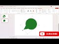 How to create WhatsApp logo in Microsoft PowerPoint