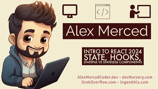 AM Coder - Intro to React 2024 - #3 - State, Hooks, Stateful vs Stateless Components, VirtualDOM