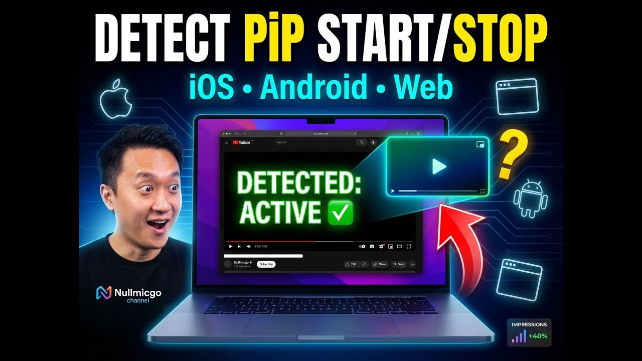 Detect Picture in Picture Start & Stop : Why It Matters + Live Web Demo (iOS, Android, Web)