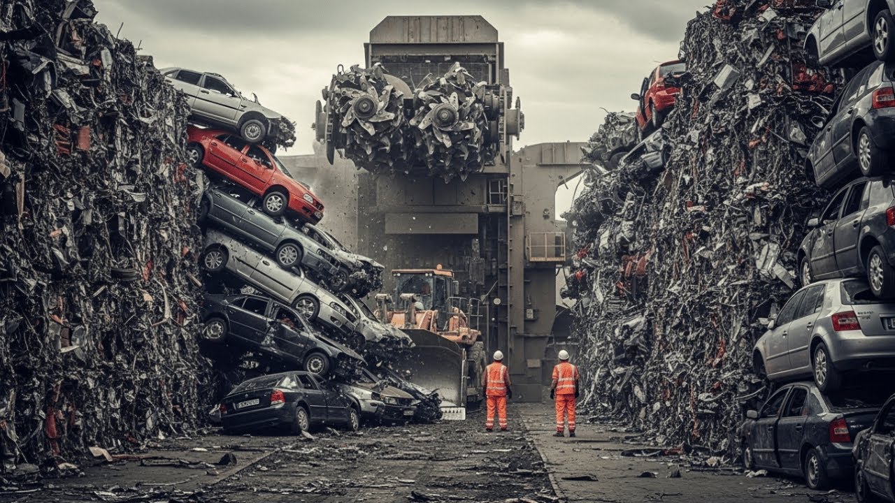 Extreme Dangerous Car Crushing & Wood Chipper Shredding Machines ...