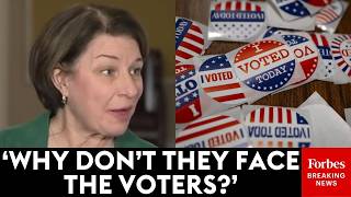 'What Are They Afraid Of?': Amy Klobuchar Blasts GOP For 'Messing Around' With Voting Rights
