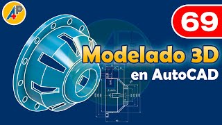 Modelado 3D en AutoCAD - Ejercicio 69