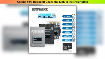 Top BitFunx PSxMemCard Gen2 SD2PSX Memory Card For PS1/PS2 SD Card Reader Card Adapter For PS One G