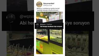 Meşhur salatacı da herşey olsun menüsü 🥦 #shorts #mizah