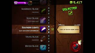 How to Get Southern Lights Blade in Fruit Ninja Classic+ screenshot 5