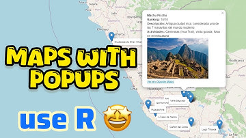 Create Stunning Interactive Maps in R with Leaflet! | Best turistic Places of Peru