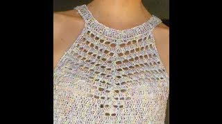 Вязание крючком. Ажурный топ Вязание крючком. Ажурный топ