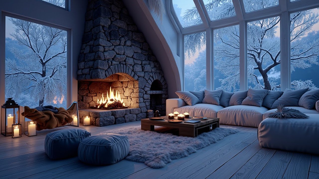 Расслабляющая атмосфера для снежных дней и учебы