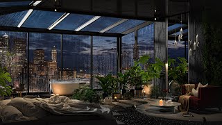 Serene Seattle Soiree | Luxury Apartment Ambiance - Instrumental Background for Relax, Study, Work by Cozy Bedroom 23,195 views 1 year ago 3 hours, 16 minutes