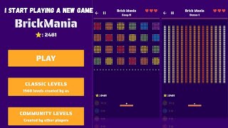 Brick Breaker | Game | I Play More | 10 Rounds | Amazing | 2023 | @muslimqueengaming screenshot 3