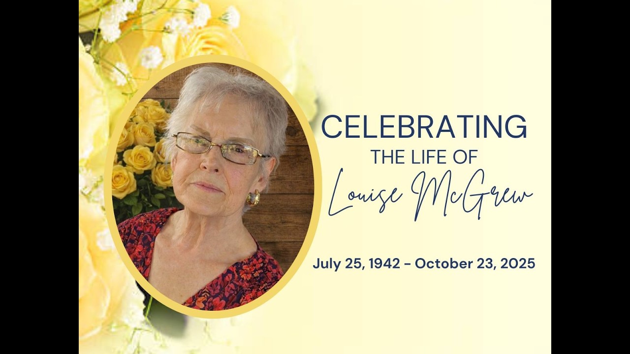 Memorial for Louise McGrew 1 31 26