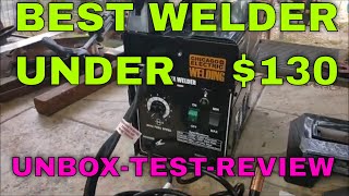 What is the best welder for beginners on a budget. Chicago electric welder flux 125 Harbor Freight