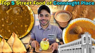 Top 5 must try Street food places in Connaught Place || Rs 10/- ke 4 Samose bhi