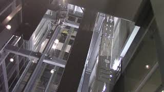 INSANELY FAST!!! TKE Synergy MRL Traction Elevators @ Sendik's Food Market, TCOB, Brookfield, WI
