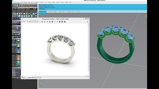 How to design a ring by using curve tools in Matrix 8