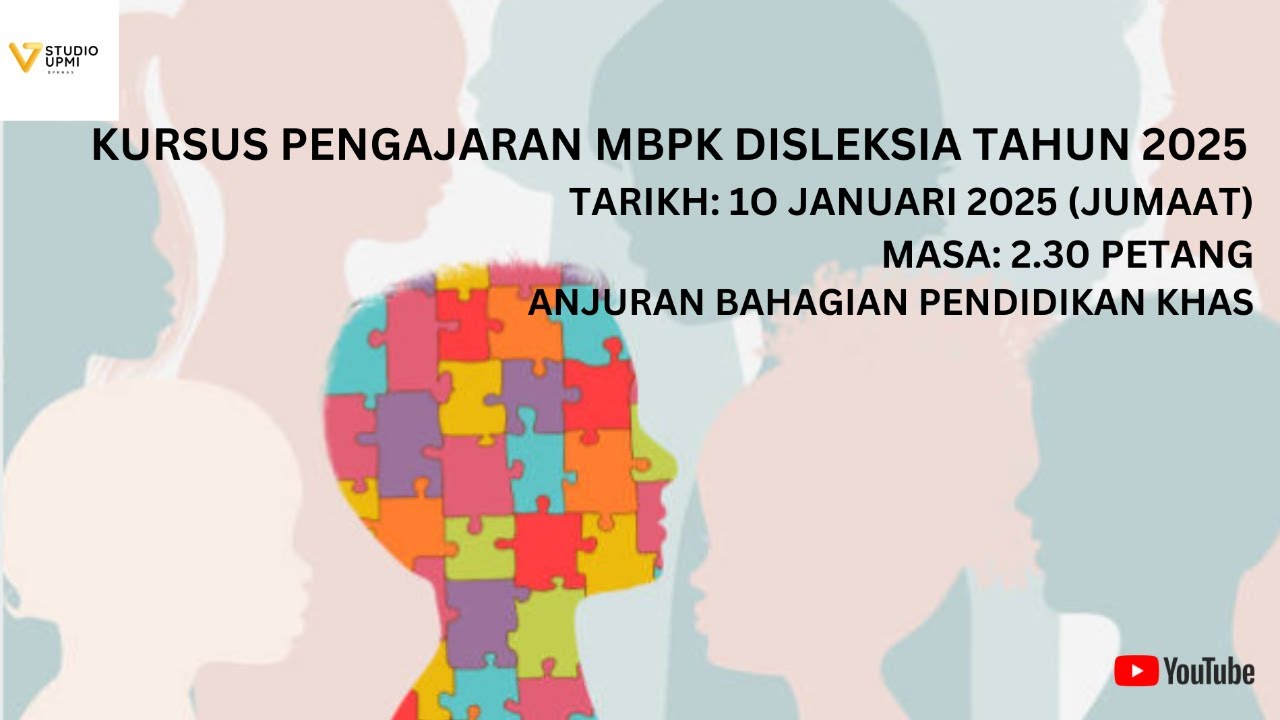 KURSUS PENGAJARAN MBPK MASALAH PEMBELAJARAN SPESEFIK (DISLEKSIA) SECARA ...