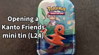 Opening a Kanto Friends mini tin (L24) 