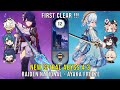 C0 Raiden National and C0 Ayaka Freeze - NEW Genshin Impact Abyss 4.3 - Floor 12 9 Stars