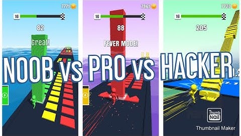 NOOB vs PRO vs HACKER Stack Colours
