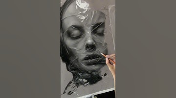 Hyperrealistic potrait - Charcoal pencils #art #drawing #sketch #artwork #artist #pencildrawing
