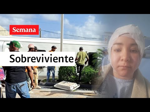 Habla colombiana sobreviviente a accidente en República Dominicana | Semana Noticias