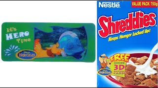 Shreddies Hercules 3D Movie Cards 1997