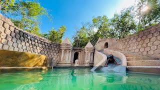 Dig To Build The Greatness Tunnel Water Slide Park into Swimming Pool  House Underground