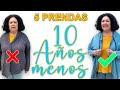 5 PRENDAS DE MODA QUE TE QUITAN 10 AÑOS