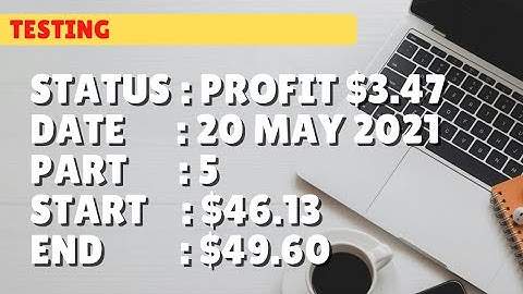 $49.60 PROFIT $3.47 | 20 may 21 p5 | Free Binary Bot Deriv Simple Strategy Trading Profitable