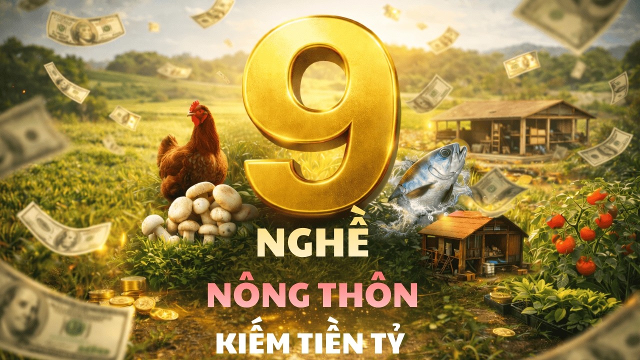 9 Nghề Ở Nông Thôn Kiếm Tiền Tỷ – Người Thông Minh Đang Âm Thầm Làm Giàu