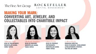 Making Your Mark Converting Art Jewelry and Collectables into Charitable Impact