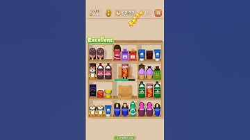 Goods Puzzle: 3D Sorting Games | Levels #55 | #shorts #puzzles #sorting