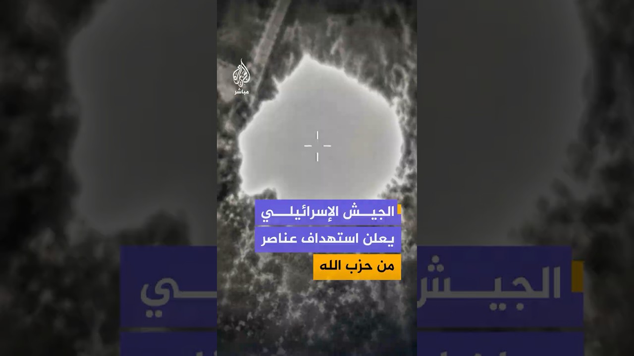 الجيش الإسرائيلي: قضينا على عناصر من حـ ـزب الله مسلحين بقذائف آر بي جي