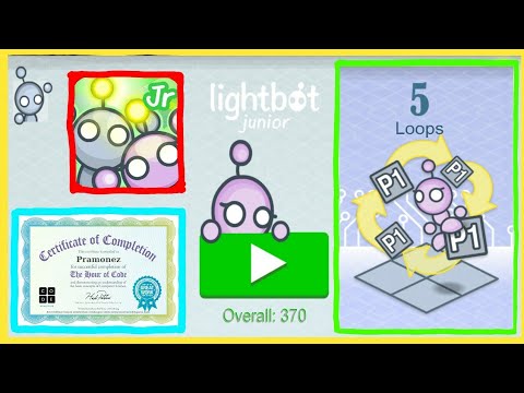Lightbot Jr Coding Puzzles - LOOPS All Levels