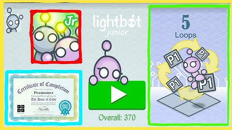 Lightbot Jr Coding Puzzles - LOOPS All Levels