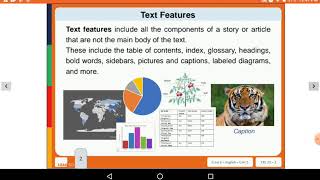 text features and previewing a text
