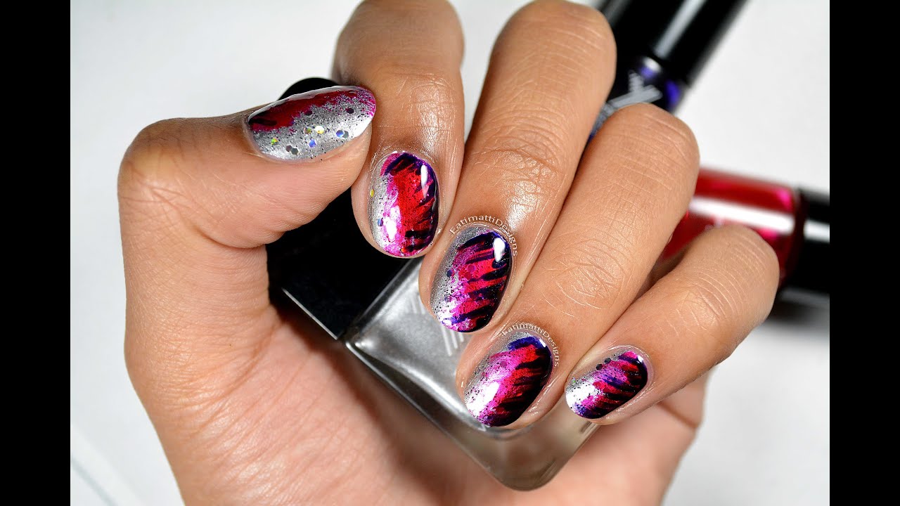 DIY: Punk Inspired Nail Art using Formula X Infinite Ombre