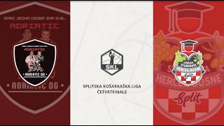 Highlights - Splitska Košarkaška Liga 2025/26 - Adriatic OG : Udr Studenata Herceg Bosne(28.03.2026)