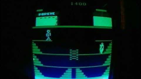 Atari VCS/2600 Popeye (Parker Brothers) - graphics glitch
