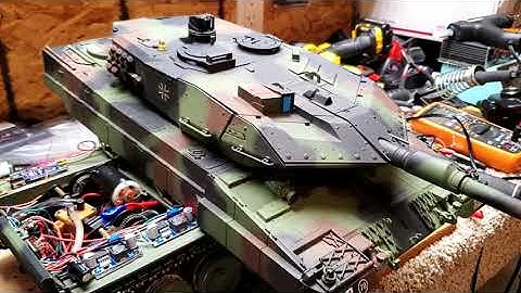 Taigen 1/16 Leopard 2A6 with FPV, Arduino, & Flysky