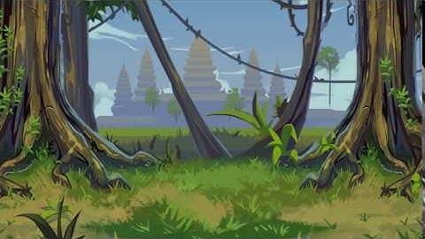 [번트게임즈TV] Mobile Background 2D #1 (Wood Land Parallax Demo)
