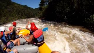 Upper Ocoee: Blue Hole - with rafting customers